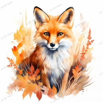 Renard en Automne