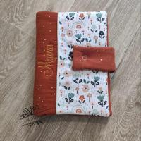 Carnet de Santé : Fleurs et Arc en ciel / Terracotta P