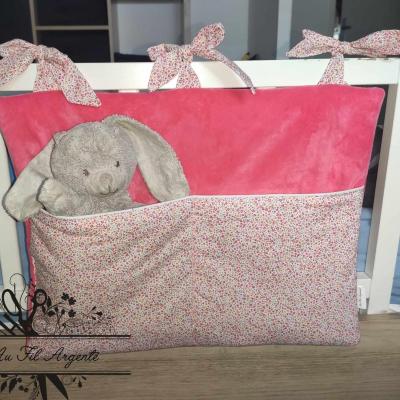 Range doudou : Minky Rose vif et Victoria